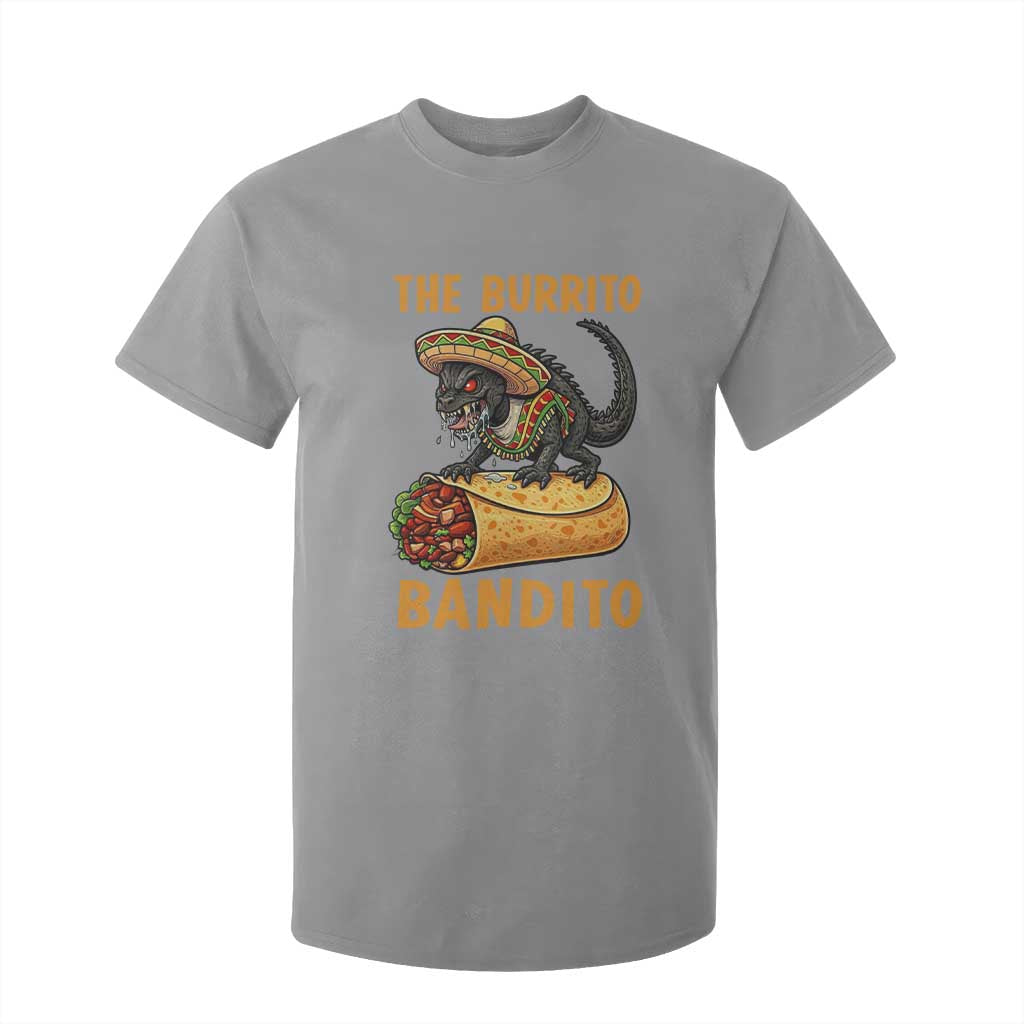Funny Cinco De Mayo Chupacabra T Shirt For Kid The Burrito Bandito TS12 Sport Gray Print Your Wear