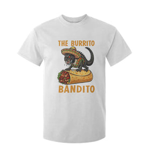 Funny Cinco De Mayo Chupacabra T Shirt For Kid The Burrito Bandito TS12 White Print Your Wear