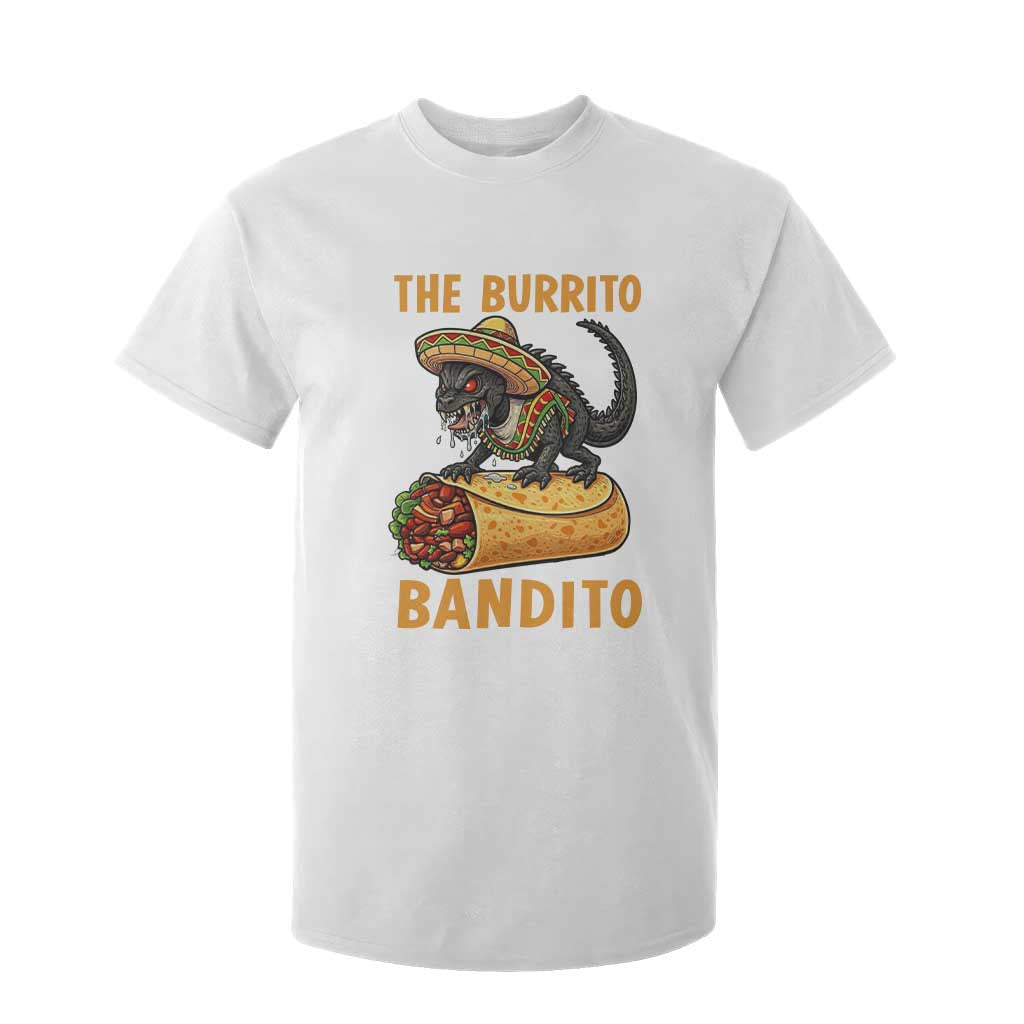 Funny Cinco De Mayo Chupacabra T Shirt For Kid The Burrito Bandito TS12 White Print Your Wear