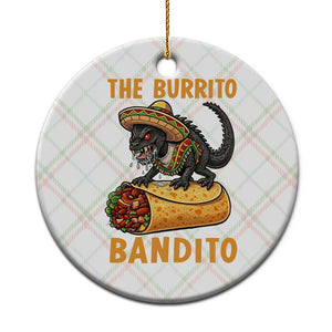 Funny Cinco De Mayo Chupacabra Ceramic Ornament The Burrito Bandito TS12 1pc Christmas Plaid Print Your Wear