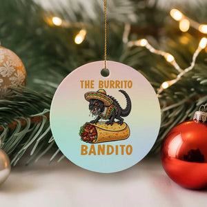 Funny Cinco De Mayo Chupacabra Ceramic Ornament The Burrito Bandito TS12 1pc Pastel Print Your Wear