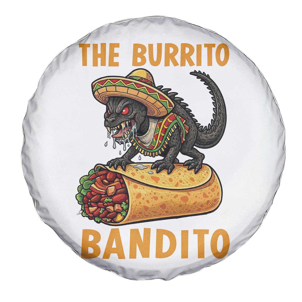 Funny Cinco De Mayo Chupacabra Spare Tire Cover The Burrito Bandito TS12 Print Your Wear