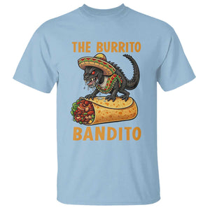 Funny Cinco De Mayo Chupacabra T Shirt The Burrito Bandito TS12 Light Blue Print Your Wear