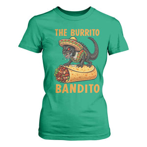 Funny Cinco De Mayo Chupacabra T Shirt For Women The Burrito Bandito TS12 Irish Green Print Your Wear
