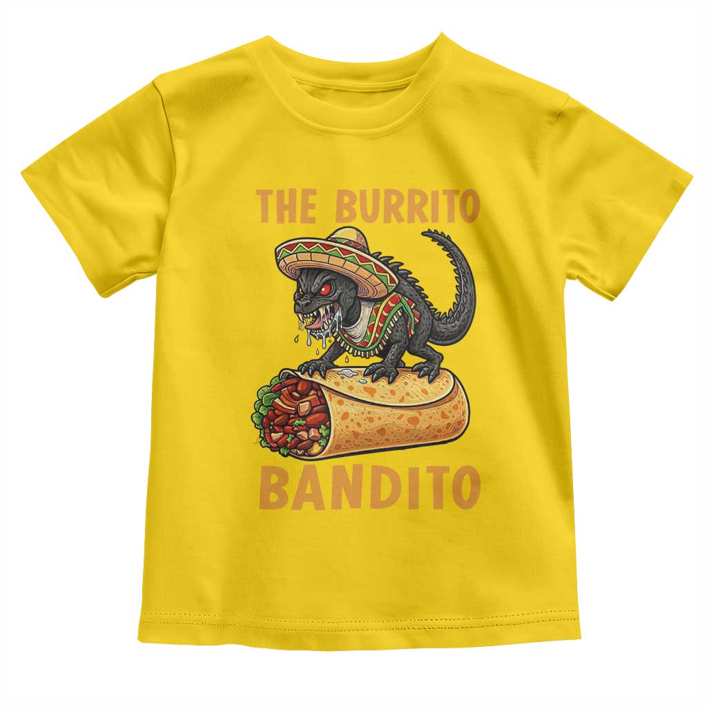 Funny Cinco De Mayo Chupacabra Toddler T Shirt The Burrito Bandito TS12 Daisy Print Your Wear