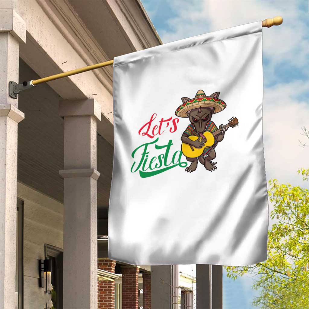 Funny Cinco De Mayo Chupacabra Garden Flag Lets Fiesta TS12 Print Your Wear