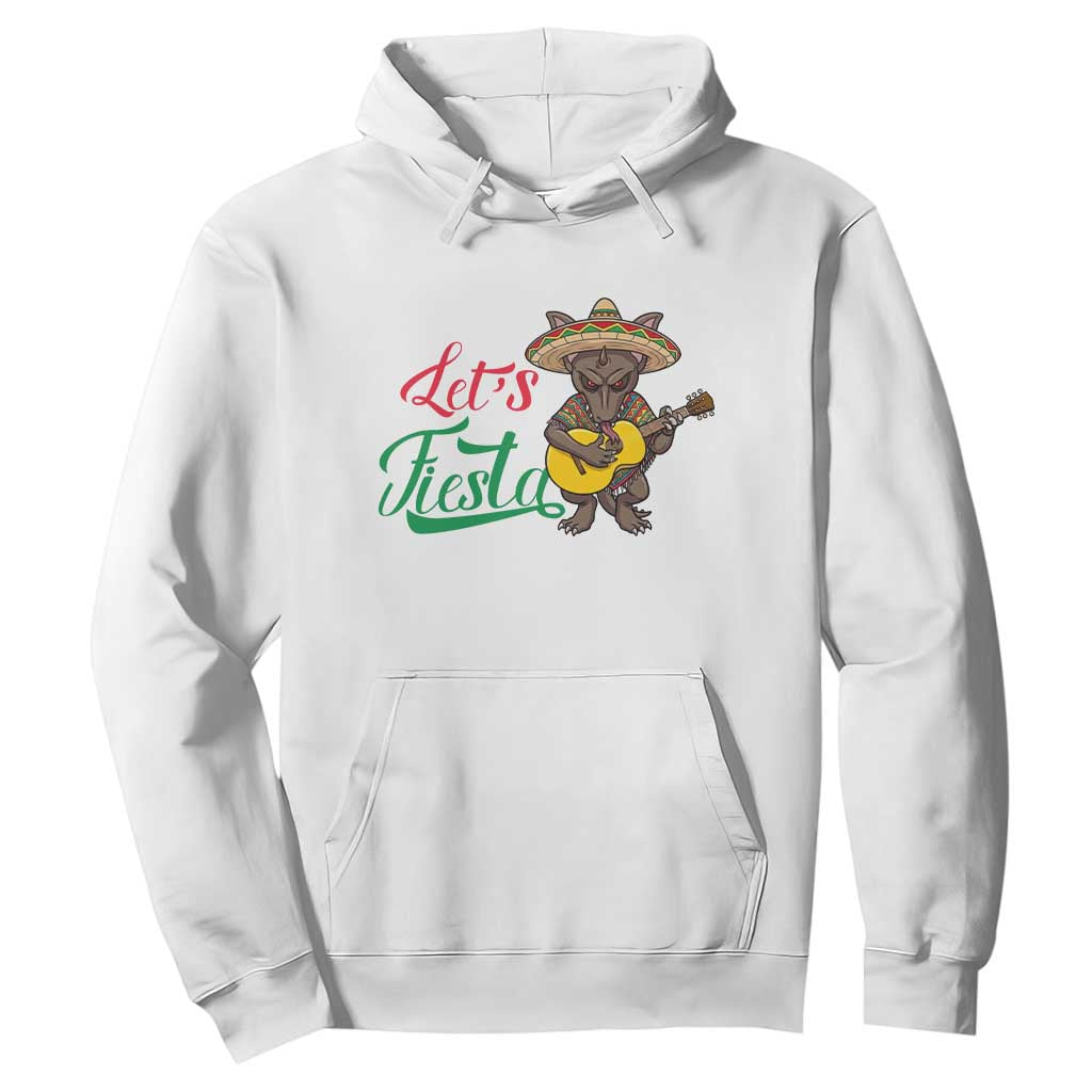 Funny Cinco De Mayo Chupacabra Hoodie Lets Fiesta TS12 White Print Your Wear