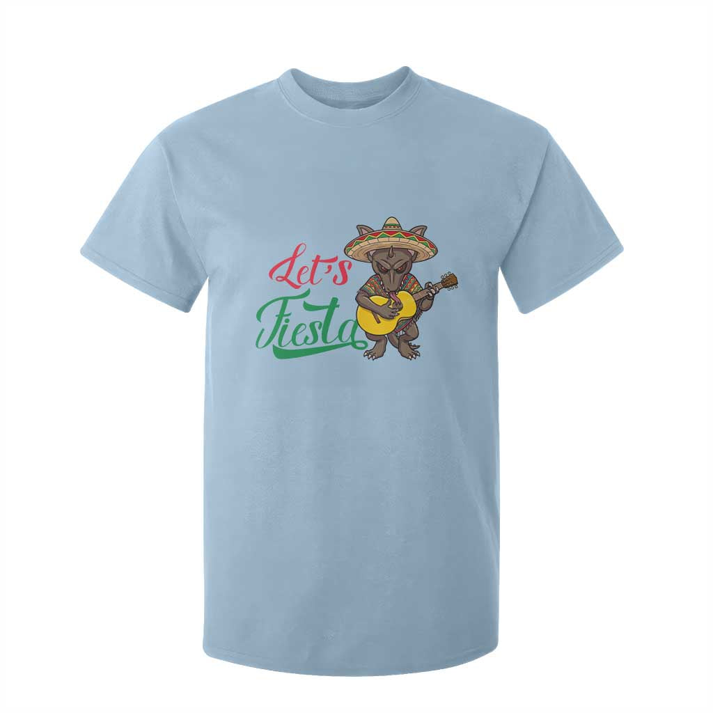 Funny Cinco De Mayo Chupacabra T Shirt For Kid Lets Fiesta TS12 Light Blue Print Your Wear