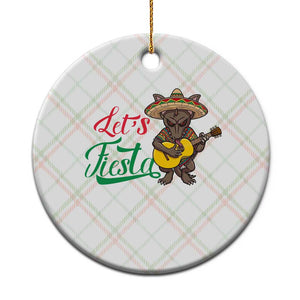 Funny Cinco De Mayo Chupacabra Ceramic Ornament Lets Fiesta TS12 1pc Christmas Plaid Print Your Wear