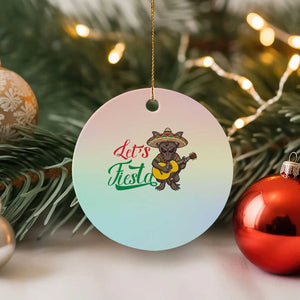 Funny Cinco De Mayo Chupacabra Ceramic Ornament Lets Fiesta TS12 1pc Pastel Print Your Wear