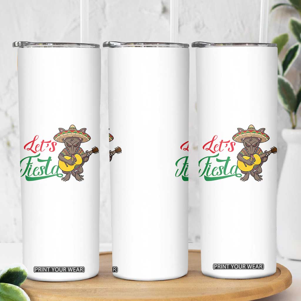 Funny Cinco De Mayo Chupacabra Skinny Tumbler Lets Fiesta TS12 Print Your Wear