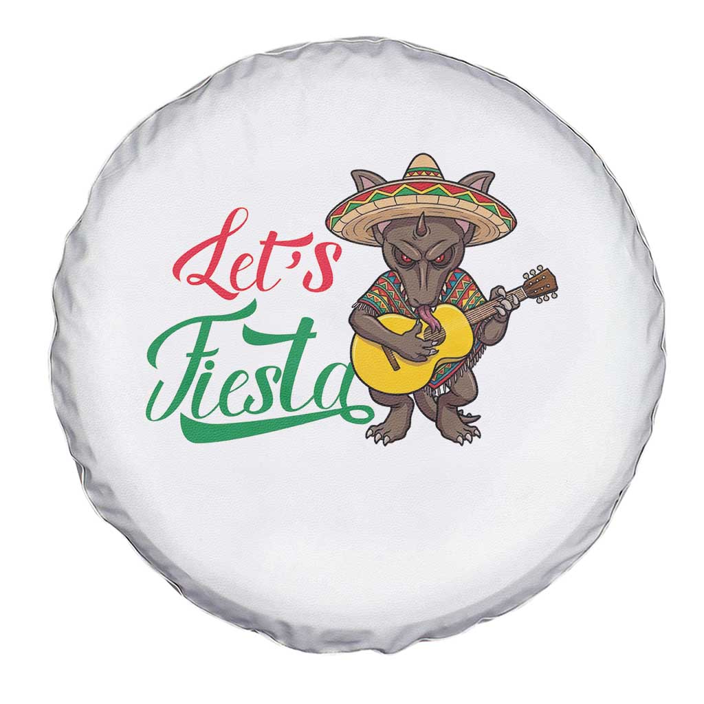 Funny Cinco De Mayo Chupacabra Spare Tire Cover Lets Fiesta TS12 Print Your Wear
