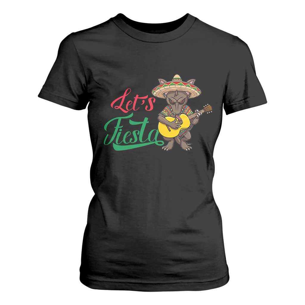 Funny Cinco De Mayo Chupacabra T Shirt For Women Lets Fiesta TS12 Black Print Your Wear