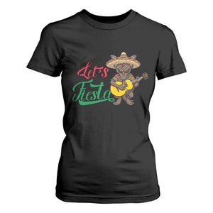 Funny Cinco De Mayo Chupacabra T Shirt For Women Lets Fiesta TS12 Black Print Your Wear