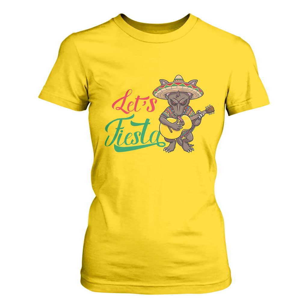 Funny Cinco De Mayo Chupacabra T Shirt For Women Lets Fiesta TS12 Daisy Print Your Wear