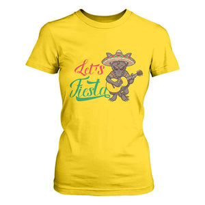 Funny Cinco De Mayo Chupacabra T Shirt For Women Lets Fiesta TS12 Daisy Print Your Wear