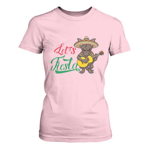 Funny Cinco De Mayo Chupacabra T Shirt For Women Lets Fiesta TS12 Light Pink Print Your Wear