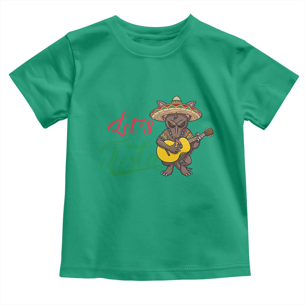 Funny Cinco De Mayo Chupacabra Toddler T Shirt Lets Fiesta TS12 Irish Green Print Your Wear