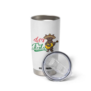 Funny Cinco De Mayo Chupacabra Tumbler Cup Lets Fiesta TS12 Print Your Wear