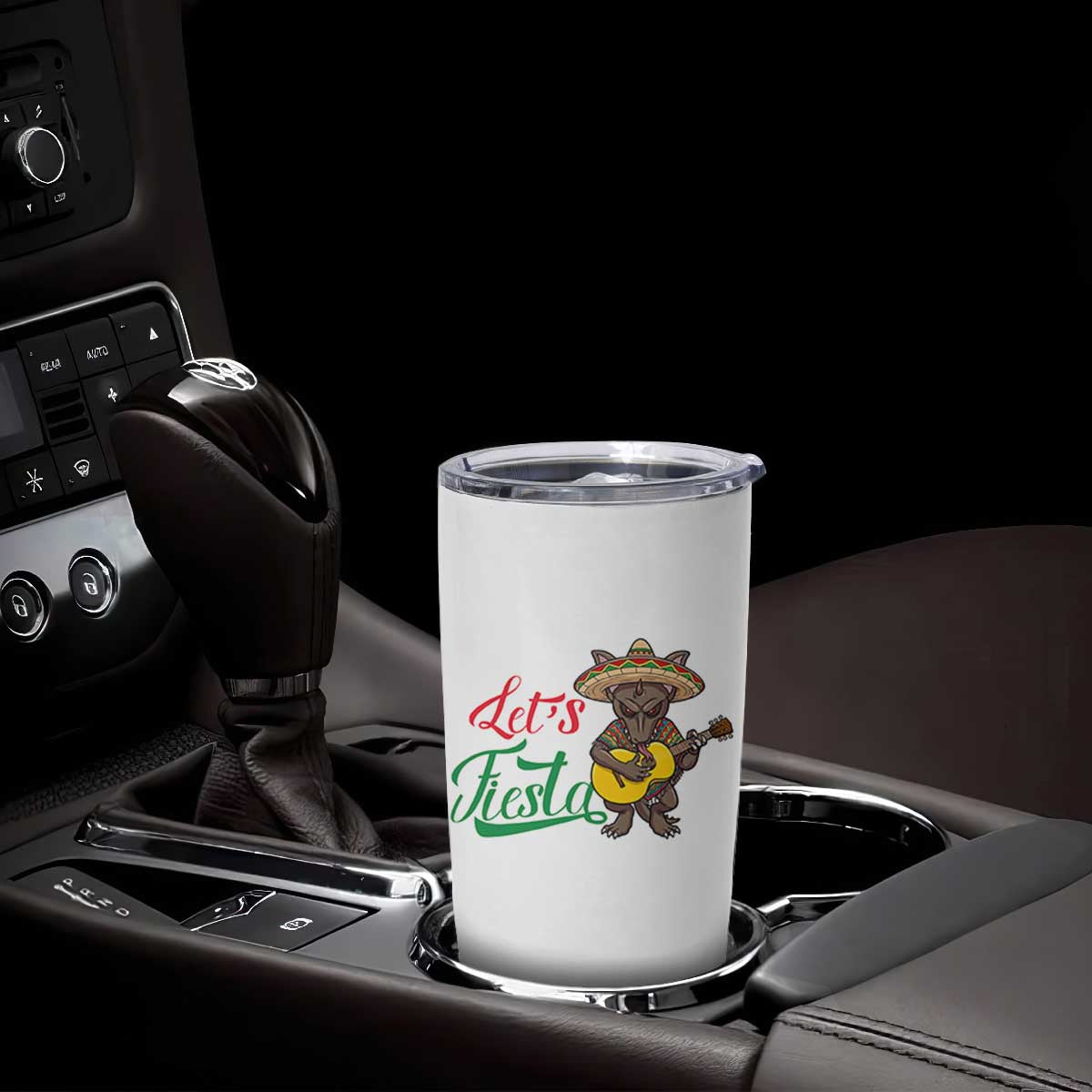 Funny Cinco De Mayo Chupacabra Tumbler Cup Lets Fiesta TS12 Print Your Wear