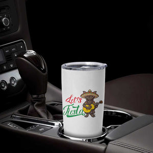 Funny Cinco De Mayo Chupacabra Tumbler Cup Lets Fiesta TS12 Print Your Wear