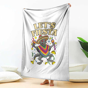 Funny Chupacabra Lets Fiesta Throw Blanket Cinco De Mayo Gift TS12 Print Your Wear