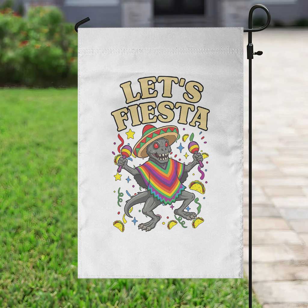 Funny Chupacabra Lets Fiesta Garden Flag Cinco De Mayo Gift TS12 Print Your Wear