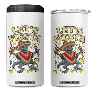 Funny Chupacabra Lets Fiesta 4 in 1 Can Cooler Tumbler Cinco De Mayo Gift TS12 One Size: 16 oz White Print Your Wear