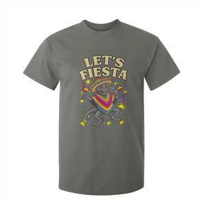 Funny Chupacabra Lets Fiesta T Shirt For Kid Cinco De Mayo Gift TS12 Military Green Print Your Wear
