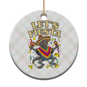 Funny Chupacabra Lets Fiesta Ceramic Ornament Cinco De Mayo Gift TS12 1pc Christmas Plaid Print Your Wear