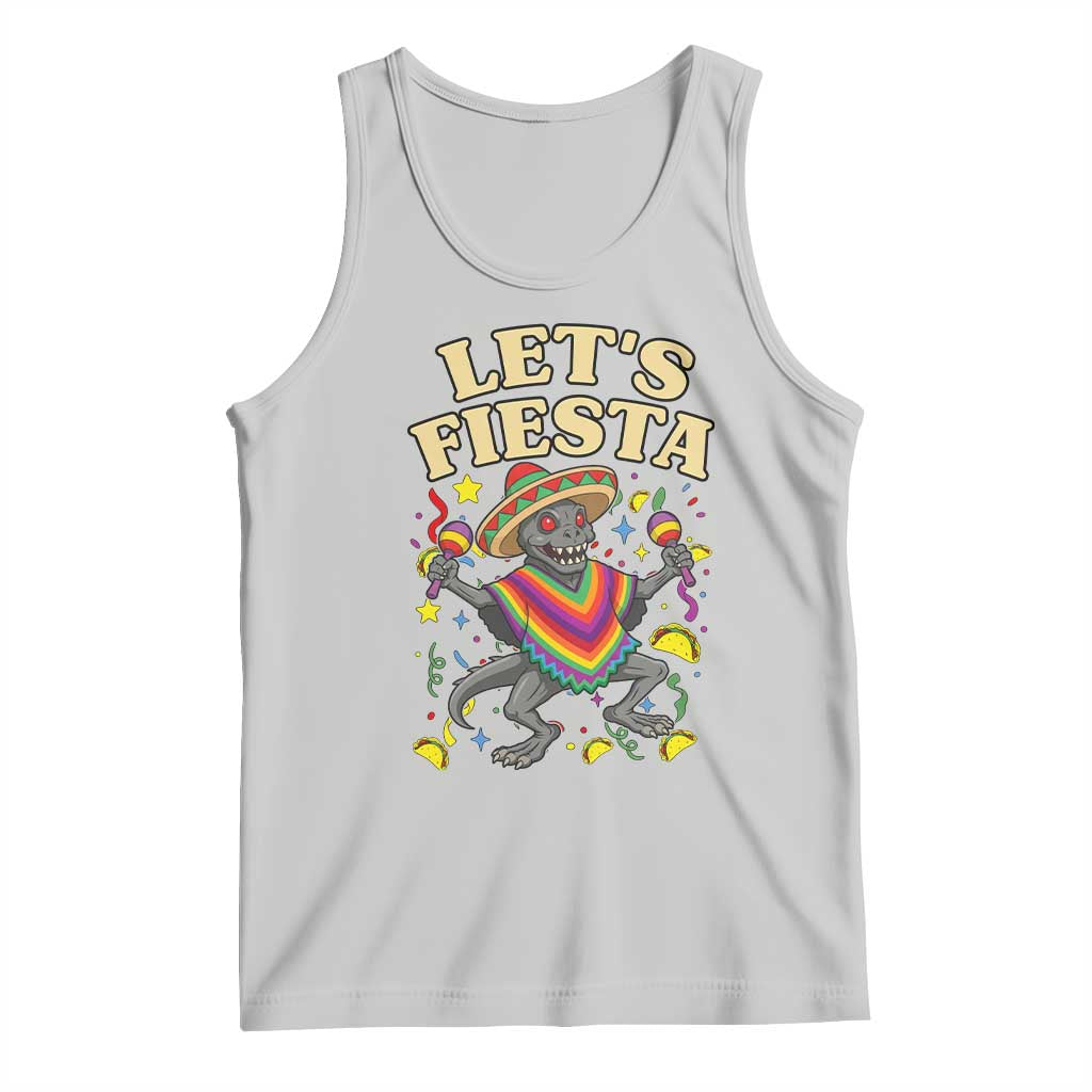 Funny Chupacabra Lets Fiesta Tank Top Cinco De Mayo Gift TS12 Ash Print Your Wear