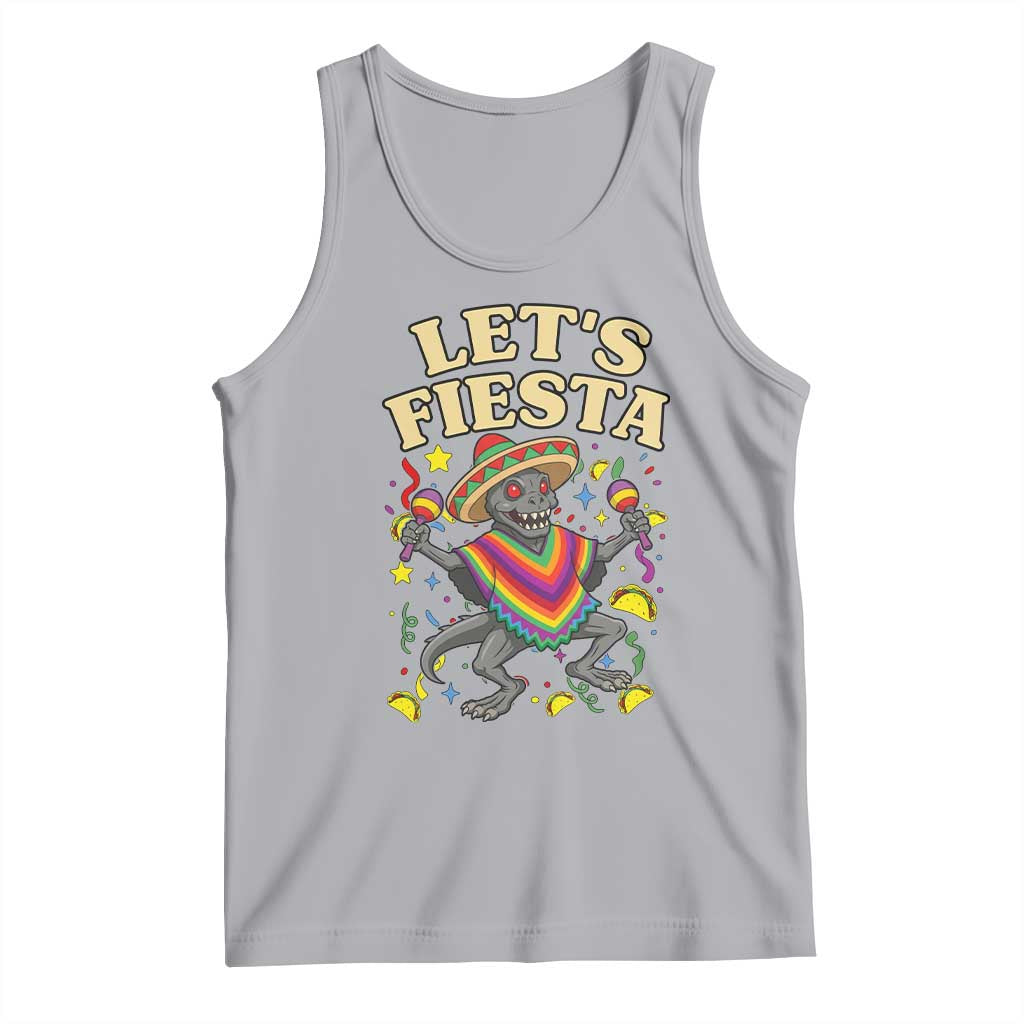 Funny Chupacabra Lets Fiesta Tank Top Cinco De Mayo Gift TS12 Athletic Heather Print Your Wear