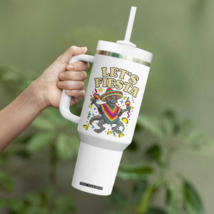 Funny Chupacabra Lets Fiesta Tumbler With Handle Cinco De Mayo Gift TS12 Print Your Wear
