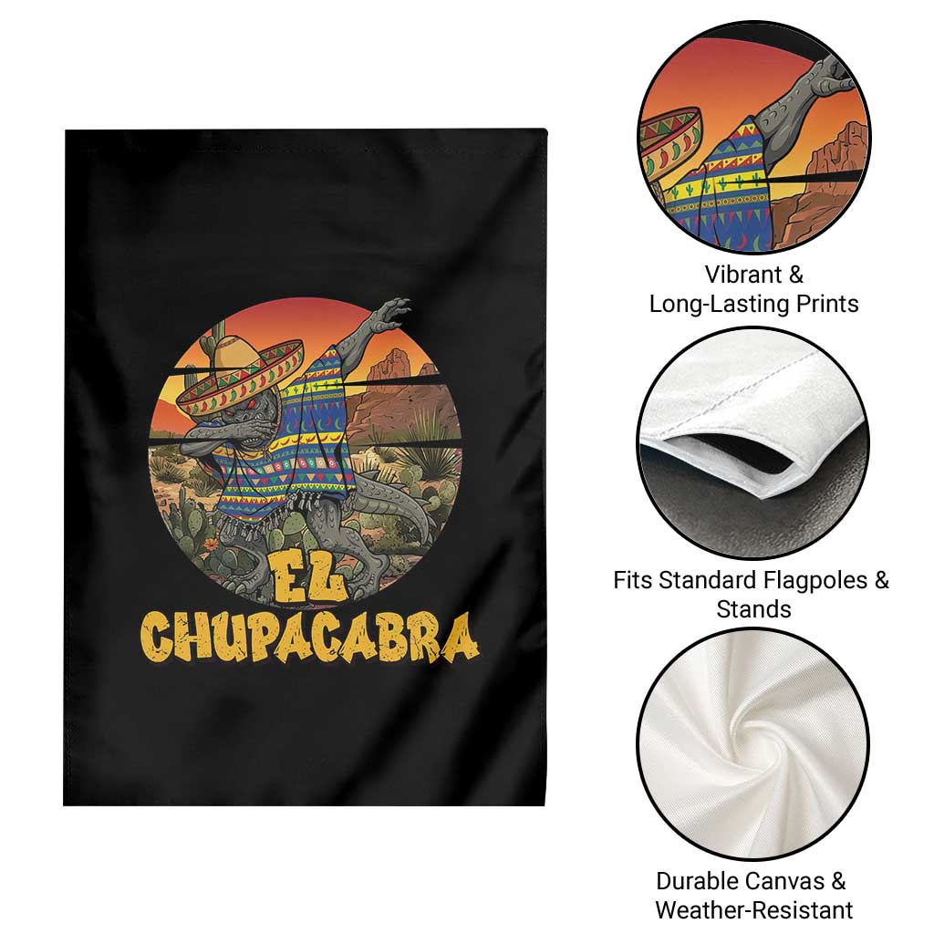 Funny Cinco De Mayo Cryptid Lover Gift Garden Flag El Squatcho Dabbing TS12 Print Your Wear