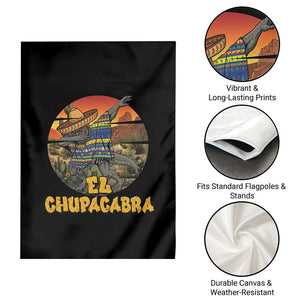 Funny Cinco De Mayo Cryptid Lover Gift Garden Flag El Squatcho Dabbing TS12 Print Your Wear