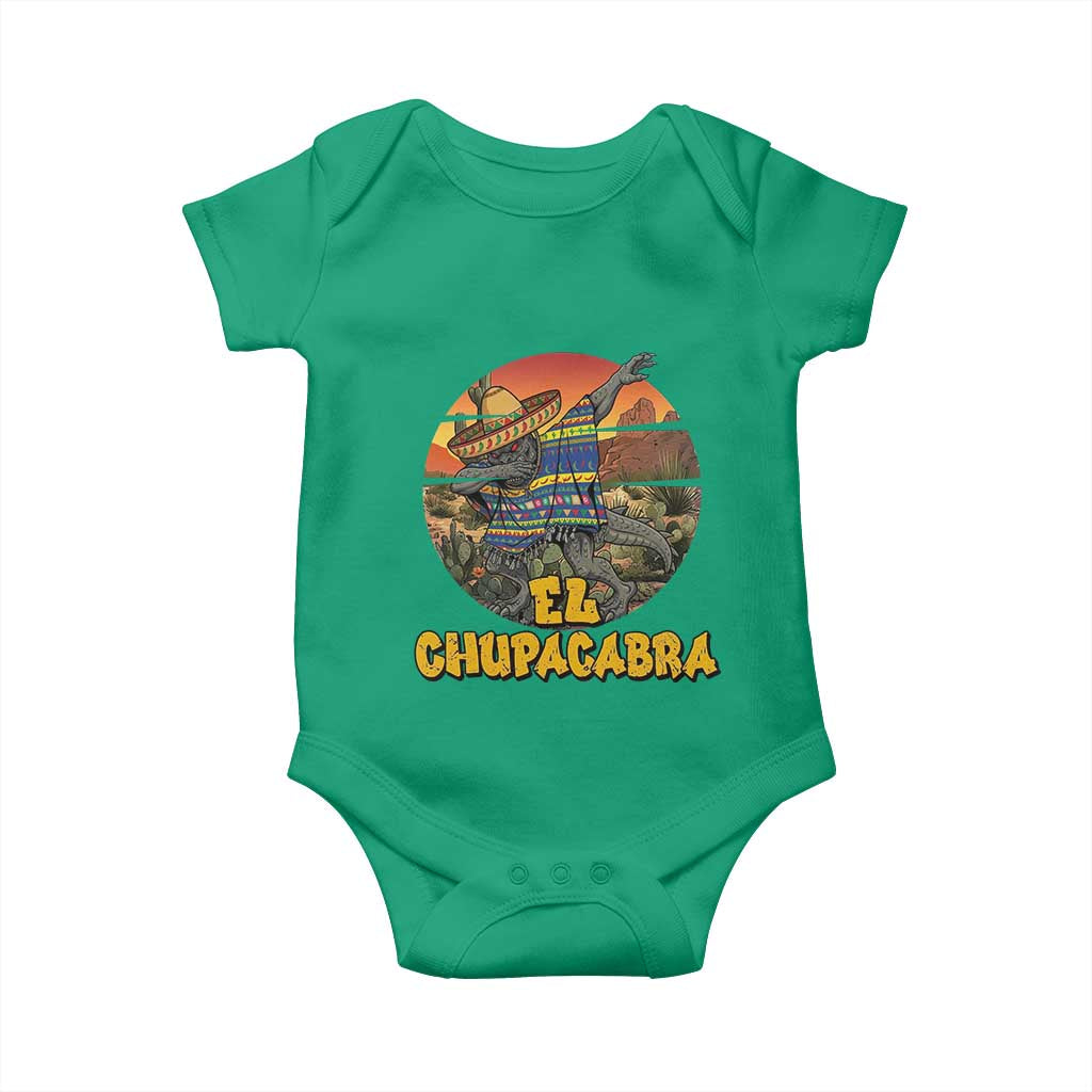 Funny Cinco De Mayo Cryptid Lover Gift Baby Onesie El Squatcho Dabbing TS12 Irish Green Print Your Wear