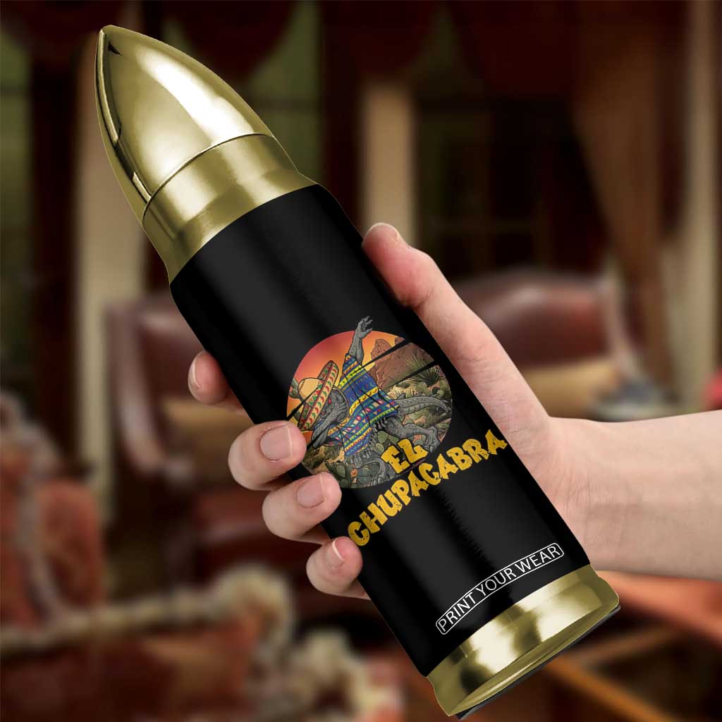 Funny Cinco De Mayo Cryptid Lover Gift Bullet Tumbler El Squatcho Dabbing TS12 Print Your Wear