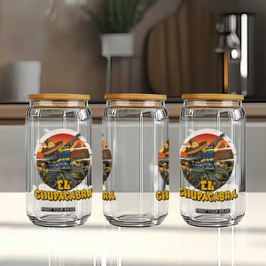 Funny Cinco De Mayo Cryptid Lover Gift Glass Can El Squatcho Dabbing TS12 Print Your Wear