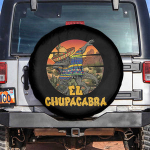 Funny Cinco De Mayo Cryptid Lover Gift Spare Tire Cover El Squatcho Dabbing TS12 No hole Black Print Your Wear
