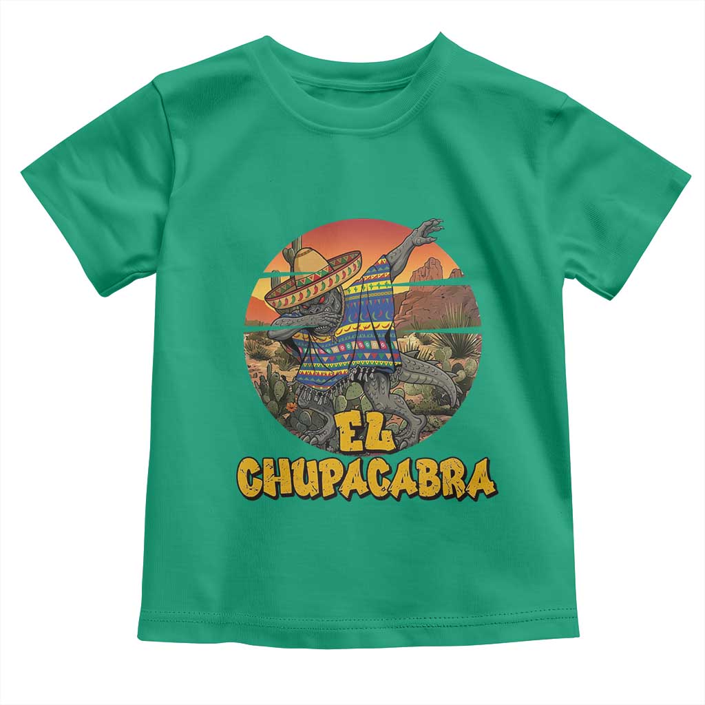 Funny Cinco De Mayo Cryptid Lover Gift Toddler T Shirt El Squatcho Dabbing TS12 Irish Green Print Your Wear