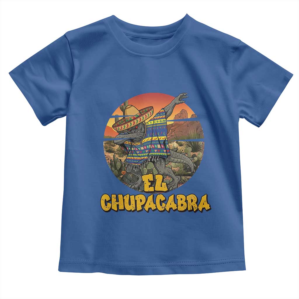 Funny Cinco De Mayo Cryptid Lover Gift Toddler T Shirt El Squatcho Dabbing TS12 Royal Blue Print Your Wear