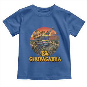 Funny Cinco De Mayo Cryptid Lover Gift Toddler T Shirt El Squatcho Dabbing TS12 Royal Blue Print Your Wear
