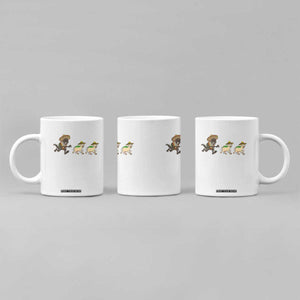 Funny Mexican Fiesta Gift Coffee Mug Chupacabra Chasing Taco Goat TS12 Print Your Wear