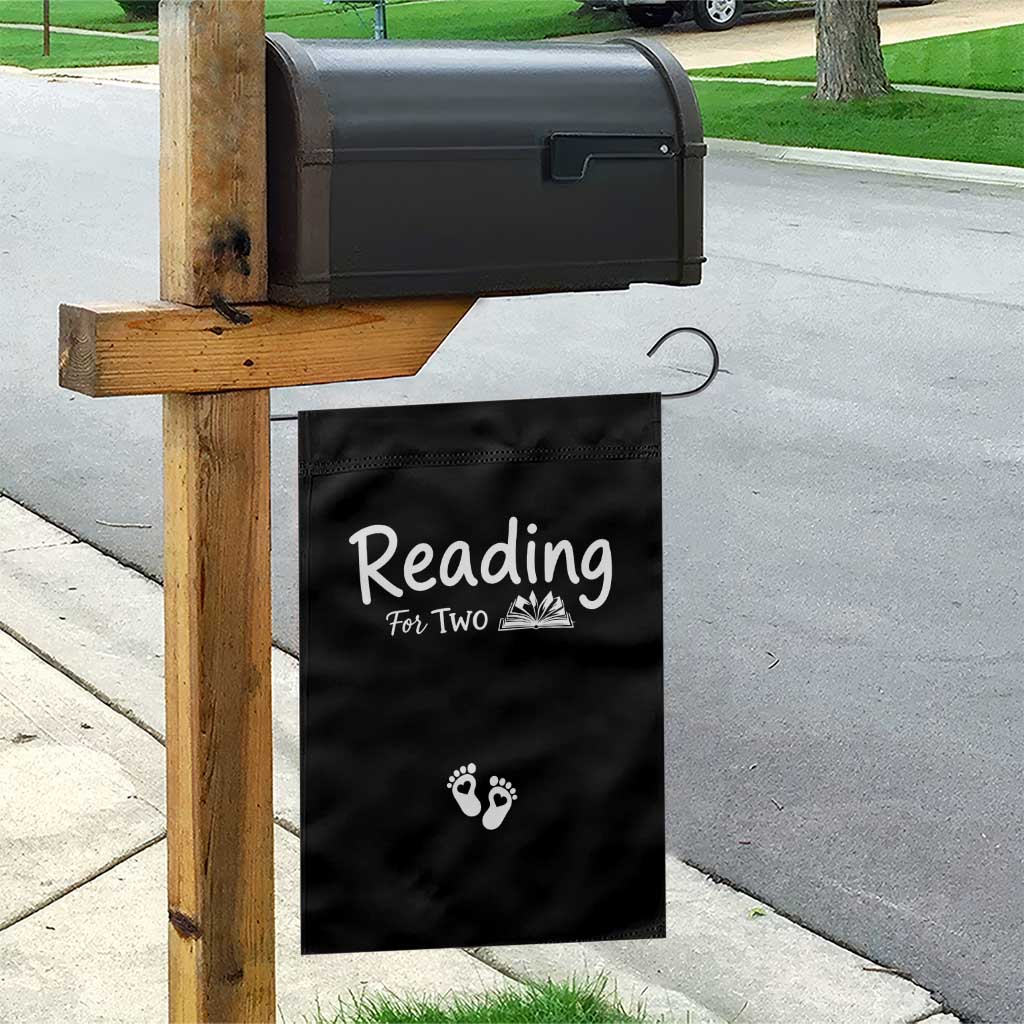 Pregnancy Announcement For Book Lovers Garden Flag Reading For Two TS12 Print Your Wear