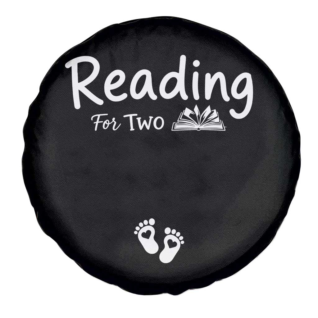 Pregnancy Announcement For Book Lovers Spare Tire Cover Reading For Two TS12 Print Your Wear