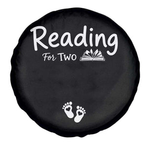 Pregnancy Announcement For Book Lovers Spare Tire Cover Reading For Two TS12 Print Your Wear