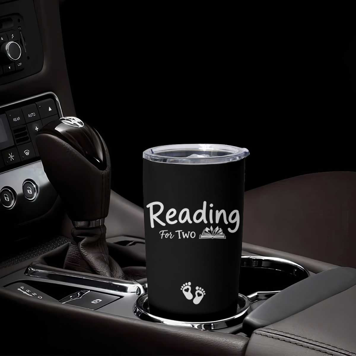 Pregnancy Announcement For Book Lovers Tumbler Cup Reading For Two TS12 Print Your Wear