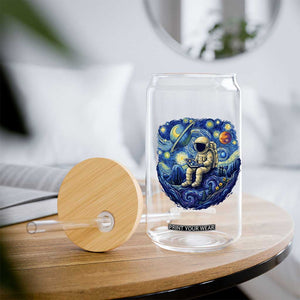 Starry Night Space Bookworm Glass Can Funny Astronaut Reader Gift TS12 Print Your Wear