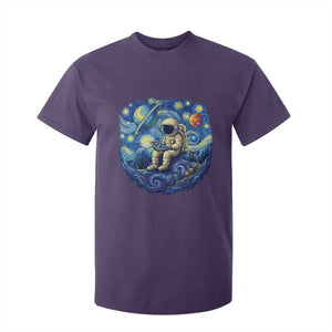 Starry Night Space Bookworm T Shirt For Kid Funny Astronaut Reader Gift TS12 Purple Print Your Wear
