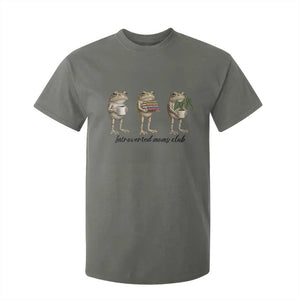 Introverted Moms Club Frog Graphic T Shirt For Kid Funny Mothers Day Gift TS12 Military Green Print Your Wear